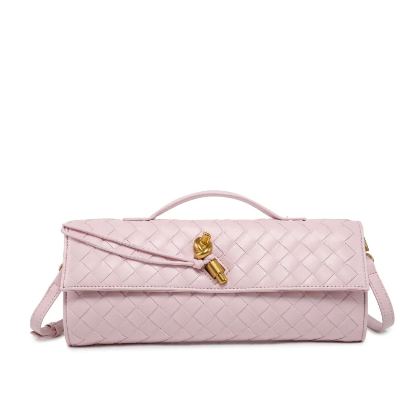Paige Braided Clutch Bag