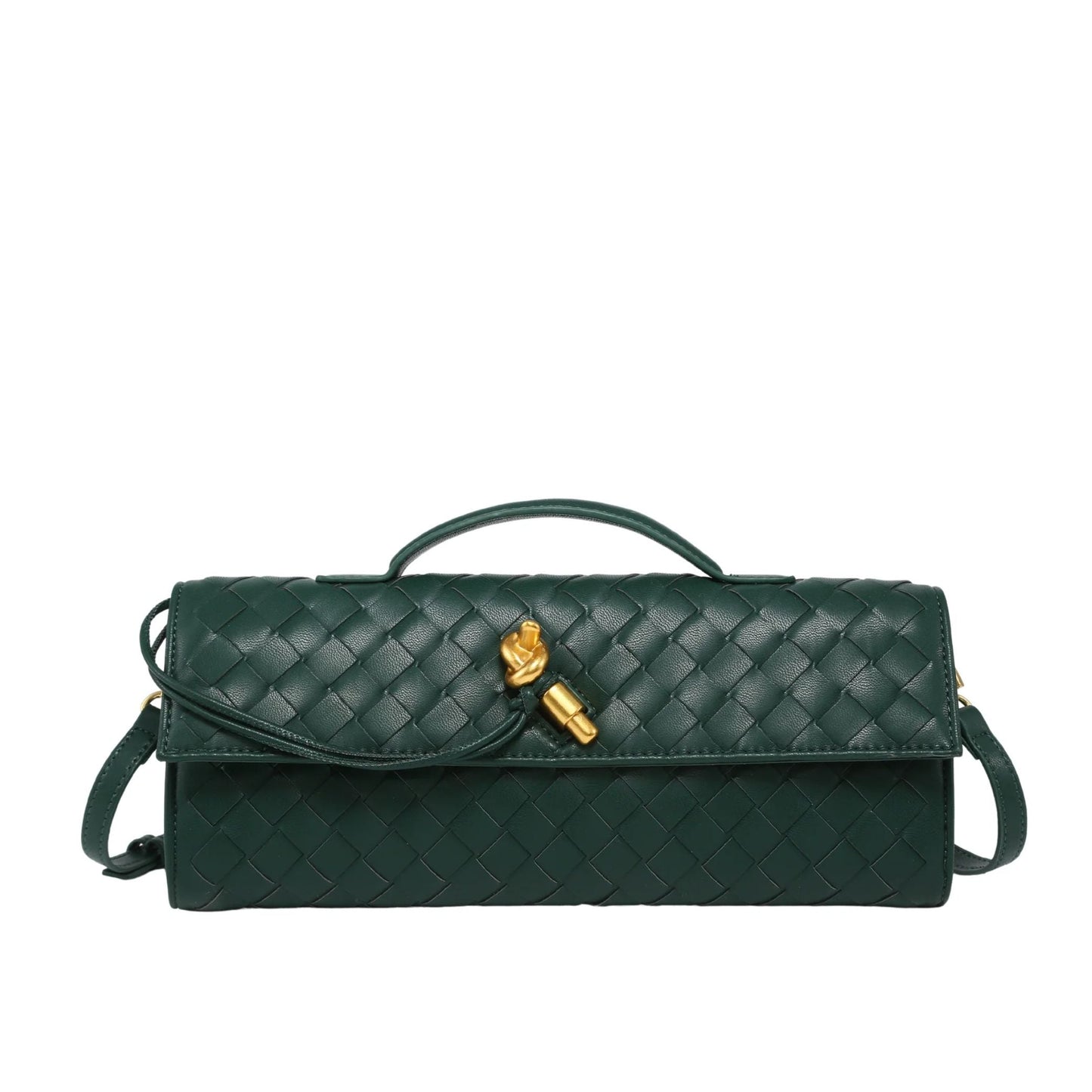 Paige Braided Clutch Bag