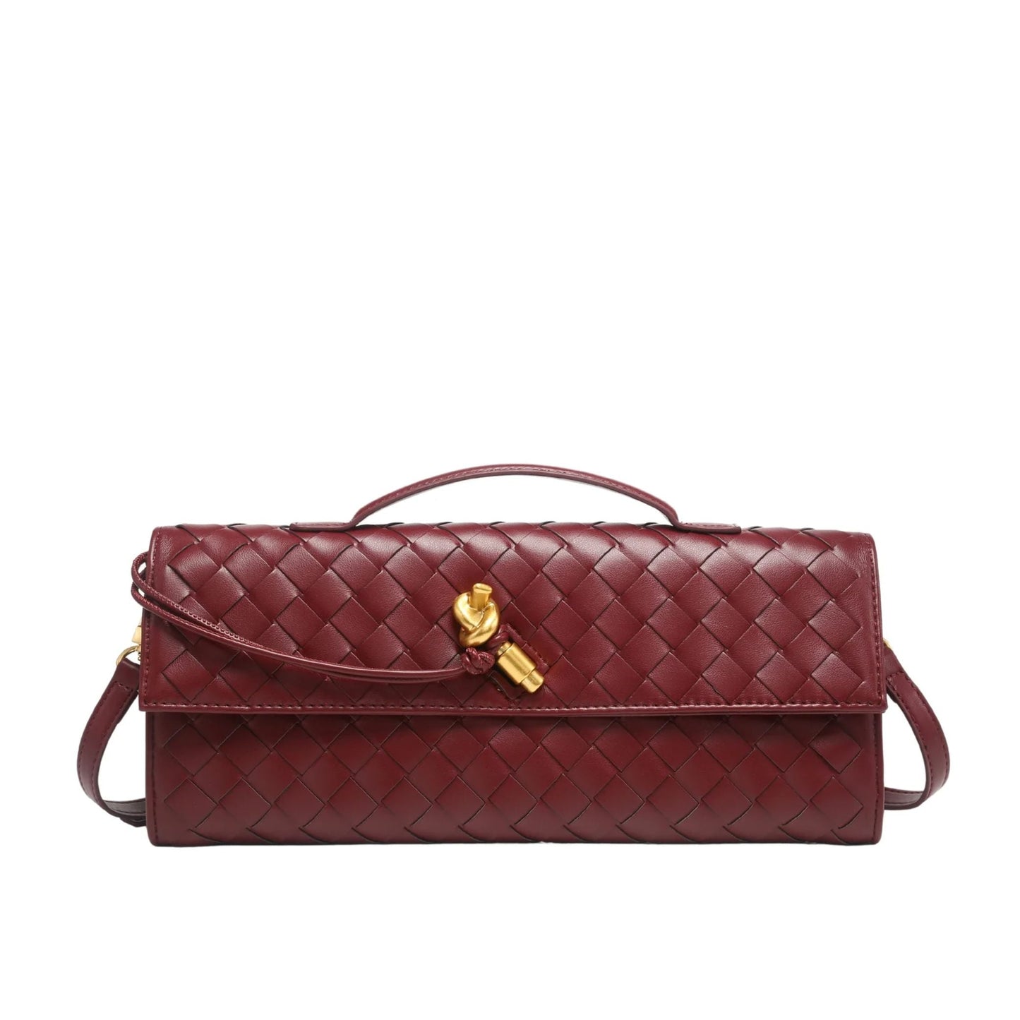 Paige Braided Clutch Bag