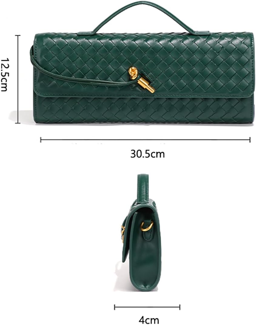 Paige Braided Clutch Bag
