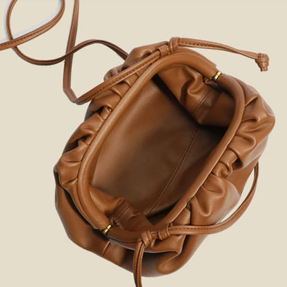 Helen Genuine Leather Pouch Bag