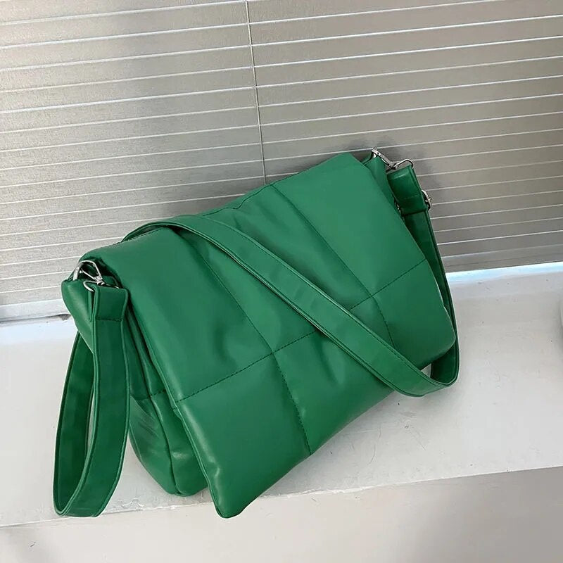 Maxi Quilted Bott Crossbody Bag