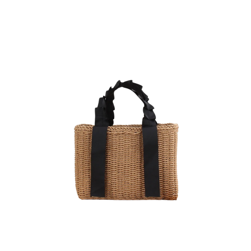Sophia Straw Tote Bag