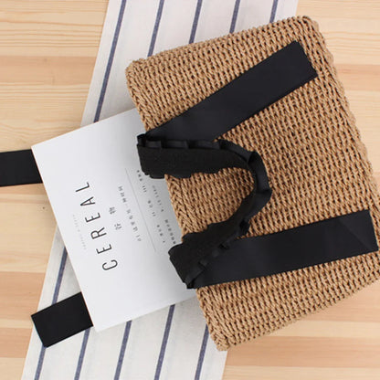 Sophia Straw Tote Bag