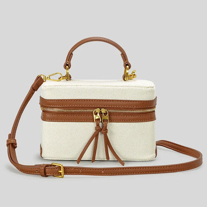 Manuela Box Canvas Crossbody Bag