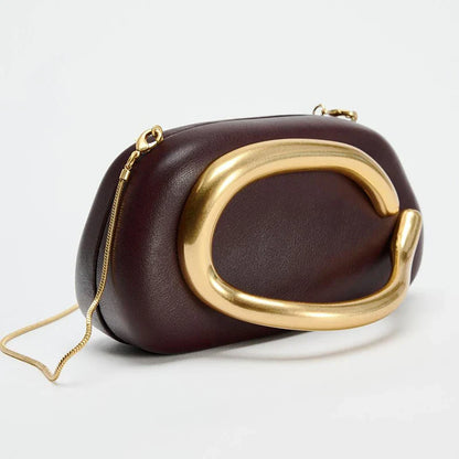 Lea Organic Crossbody Clutch Bag