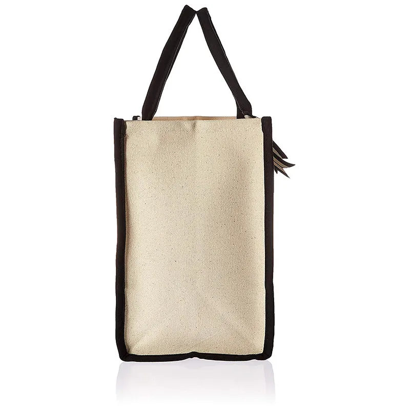 Personalized Initial Canvas Bag