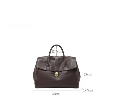Gisele Genuine Leather Tote Bag