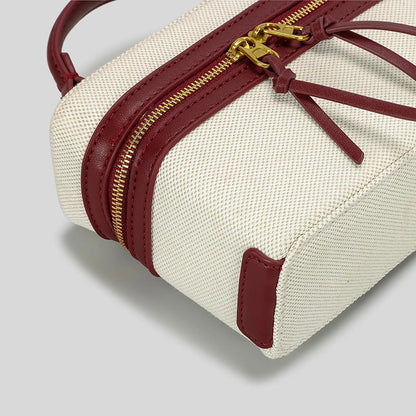 Manuela Box Canvas Crossbody Bag