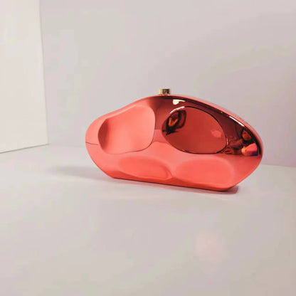 Jasmim Metallic Clutch Bag