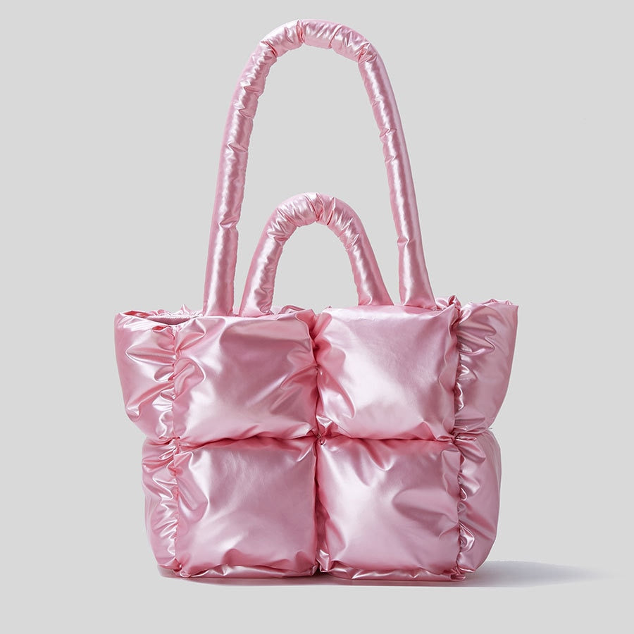 Tatiana Metallic Puffer Bag