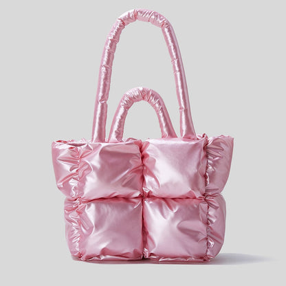 Tatiana Metallic Puffer Bag