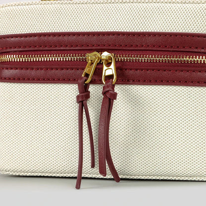 Manuela Box Canvas Crossbody Bag