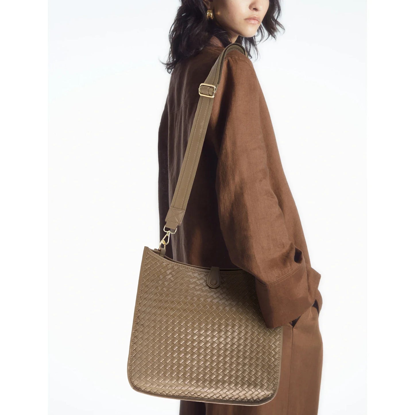 Eduarda Braided Messenger Bag