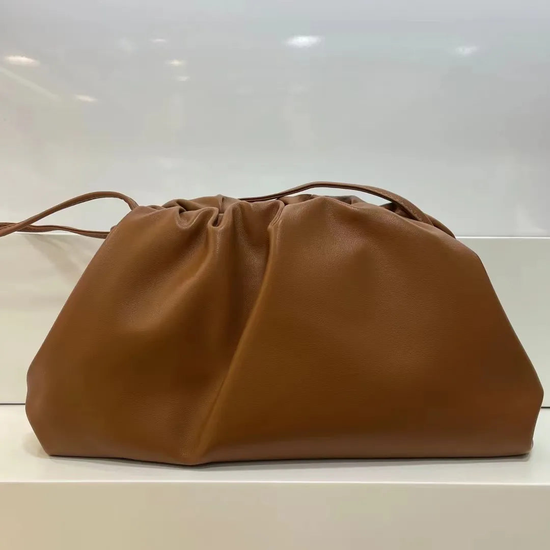 Helen Genuine Leather Pouch Bag