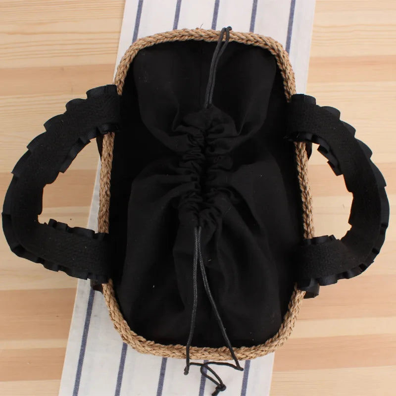Sophia Straw Tote Bag