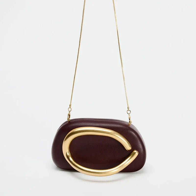 Lea Organic Crossbody Clutch Bag