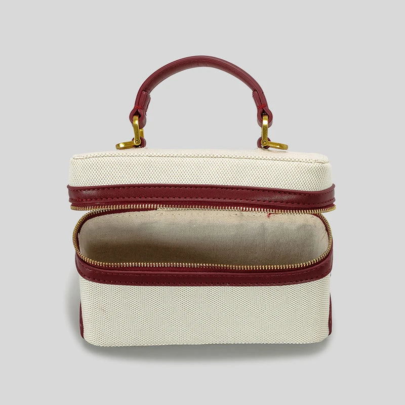 Manuela Box Canvas Crossbody Bag