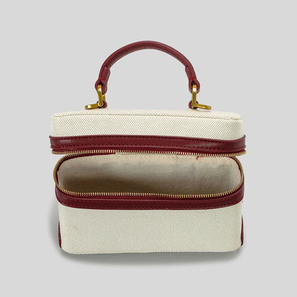 Manuela Box Canvas Crossbody Bag
