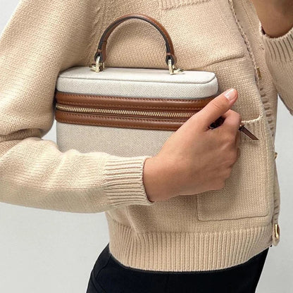Manuela Box Canvas Crossbody Bag