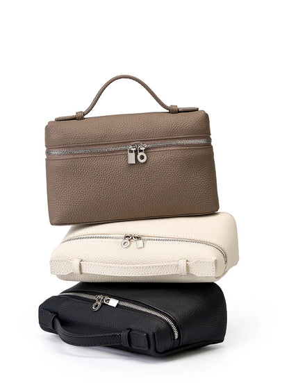 Small Genuine Leather Camila Tote Bag