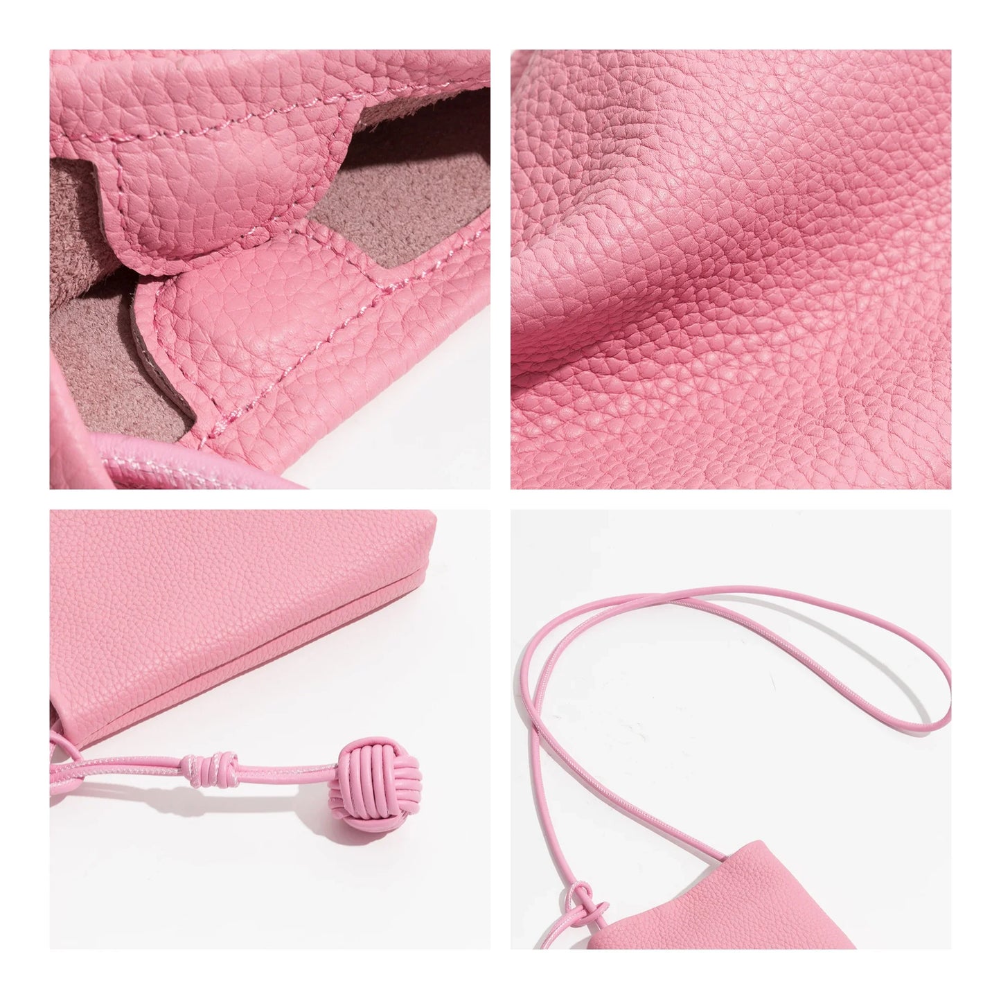 Nadia Small Genuine Leather Phone Bag