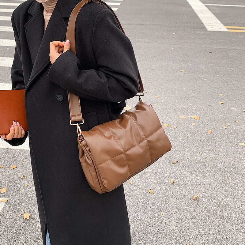 Maxi Quilted Bott Crossbody Bag