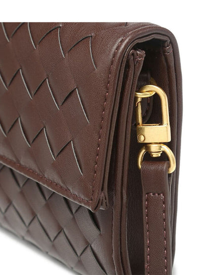 Paige Braided Clutch Bag