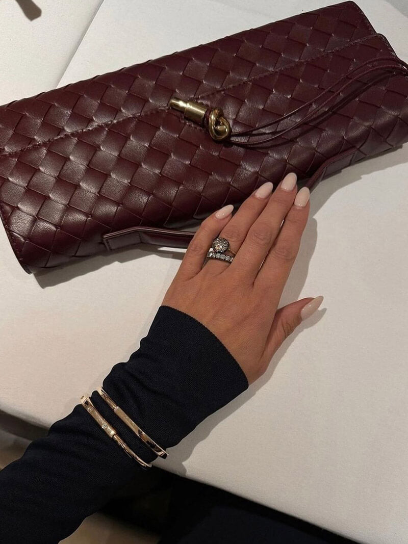 Paige Braided Clutch Bag