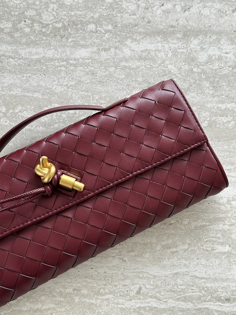 Paige Braided Clutch Bag