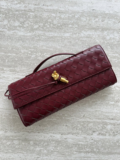 Paige Braided Clutch Bag