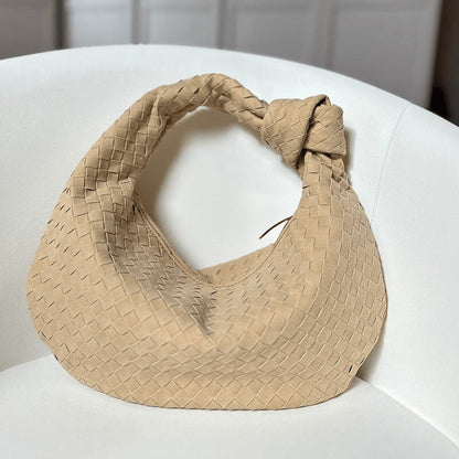 Alice Large Braided Suede Bag