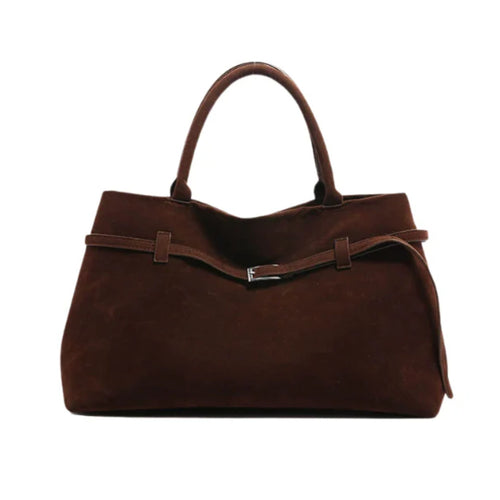 Angelina Large Suede Tote Bag