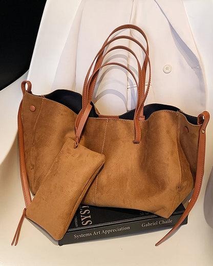 Adriana Suede Tote Bag