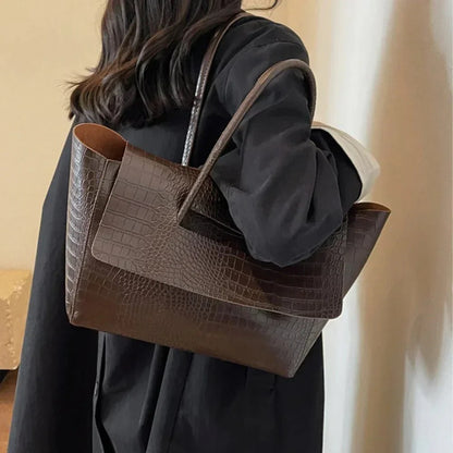 Claudia Handbag Crocodile Pattern