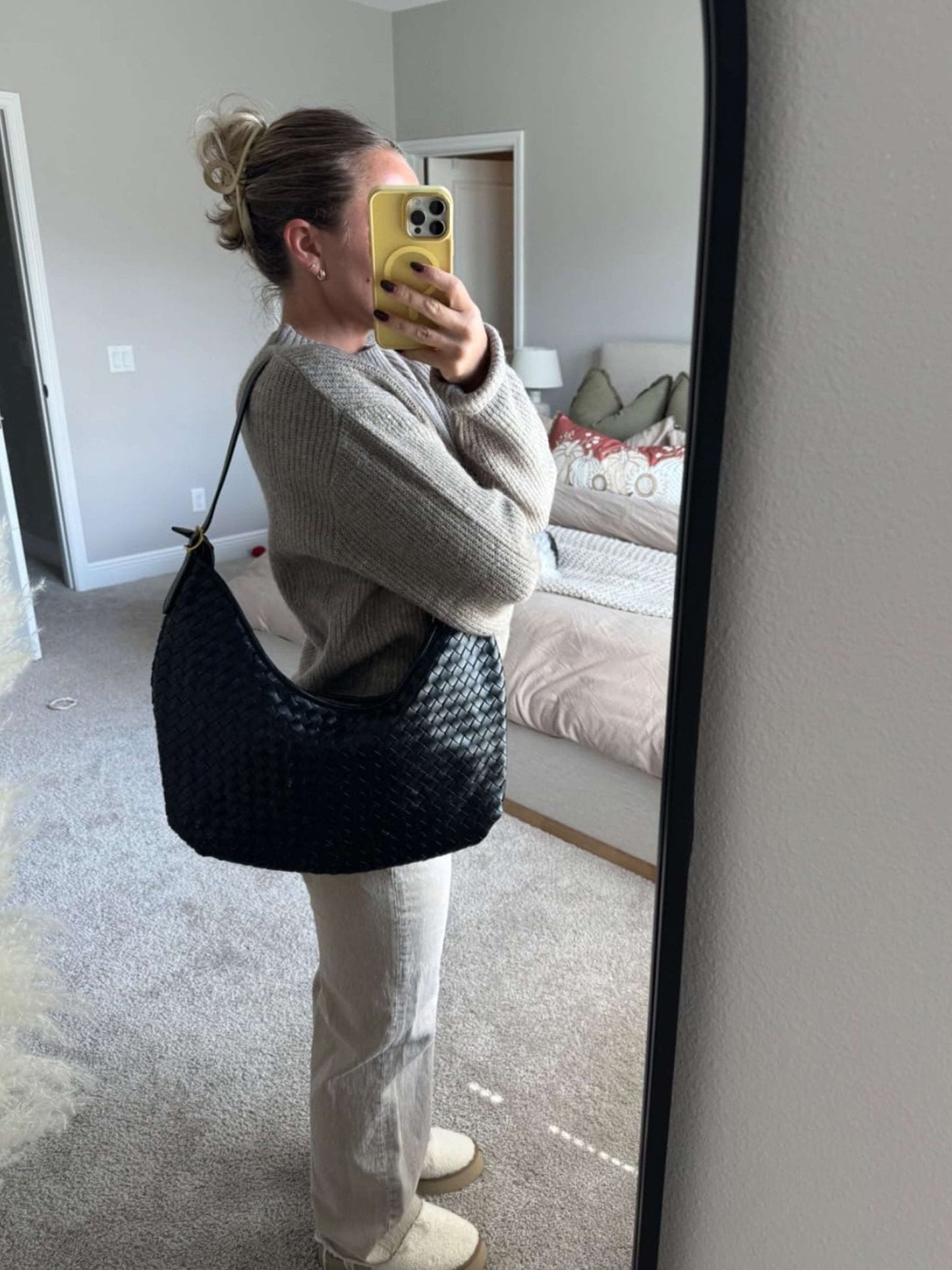 Helen Woven Tote Bag