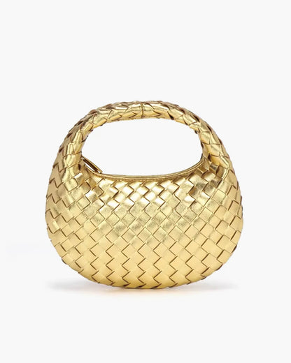Jessy Woven Hobo Mini Bag
